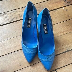 Vintage Italian Blue Heels🧢